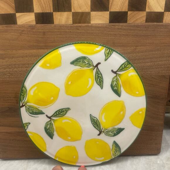 Papart lemon plate 8” - Picture 1 of 5